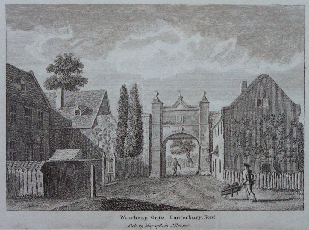 Print - Wincheap Gate, Canterbury, Kent.